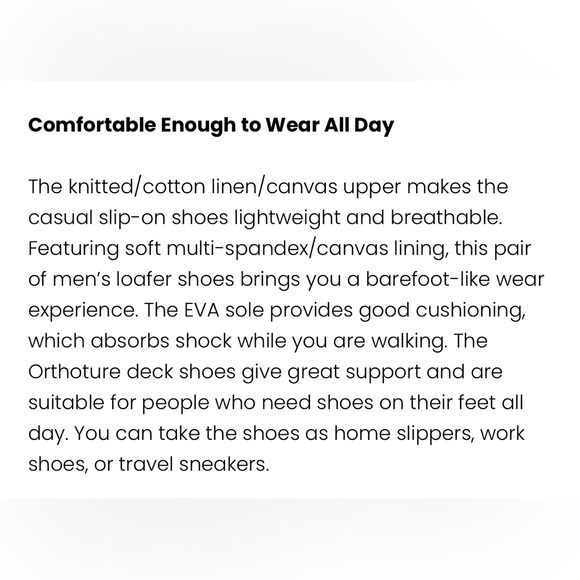 NWOB ORTHOTURE Arch Support & Breathable and Light & Non-Slip Shoes Black 14 - Picture 14 of 16